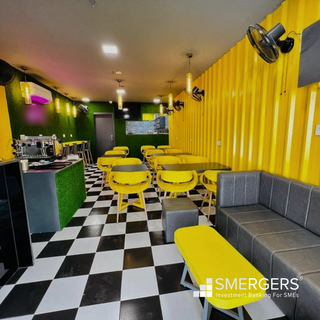 Selling assets of a cafe which is located in a prime area of Ahmedabad.