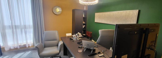 Muscat-based furniture trading house, 20 regular clients, diverse revenue model seeking a loan.