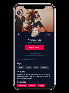 Company having a social media app that enables fans/companies to connect with influencers/celebrities seeks investment.