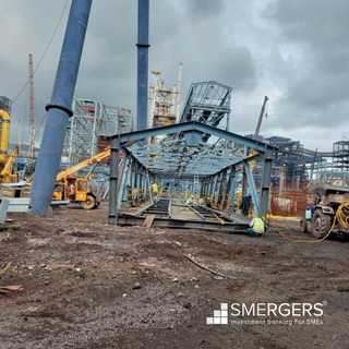 ISO 9001:2015 certified construction, maintenance, industrial cleaning, and EPC company with ongoing L&T construction projects.