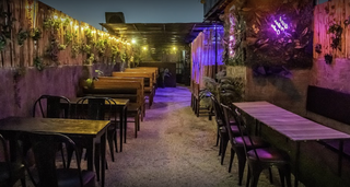 Premium rooftop hookah lounge, restaurant in Hudson Lane 100 seaters.