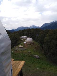 Hidden resort on a mountain top of 7.5 karnals at an altitude of 10,000 ft.