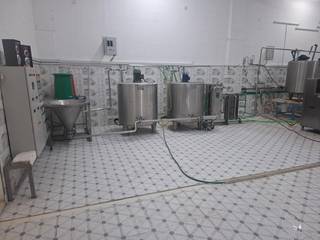 Pre-revenue beverage and ice cream manufacturing facility with installed production lines and a registered brand.
