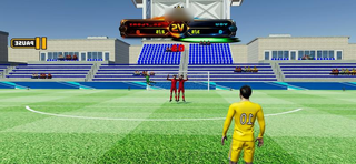 Android football game with 5,000+ Google Play downloads, advanced shooting mechanics, and low-cost user acquisition.