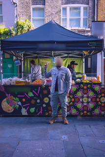 Highly profitable food stand selling freshly baked Egyptian pita pockets seeks investment for physical store.