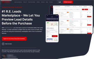 Real estate leads platform in USA generating $3M revenue/year, 15,000 active clients, 85,000 leads database.