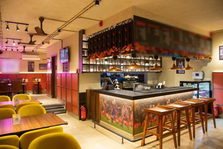 Fully operational franchise cafe setup is available for sale in Kalyan Nagar, HRBR Layout.