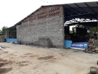 Land with covered shed suitable for setting up industrial units.