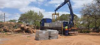 Brick and pavers factory supplying 100+ private construction companies in Gaborone and surrounding areas.