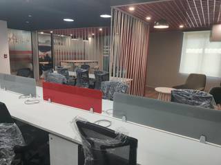 Company provides coworking-managed spaces and 381 seats occupied out of 450 seats.