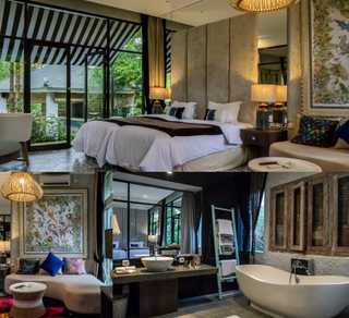 Resort business having 8 luxury villas in mountainous West Java, Indonesia receiving 400 monthly guests.