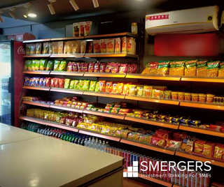 3 retail stores located in a prime area that generate a revenue of INR 40,000/day.