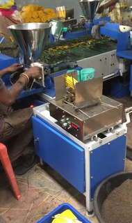 Non‐operational automated agarbatti unit with 20 PLC machines, 1.5‐ton capacity/day, and previously supplied to Cycle/ITC.