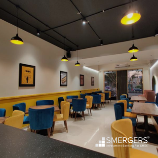 Restaurant with a beautiful ambiance, efficient use of raw materials, and other USPs.