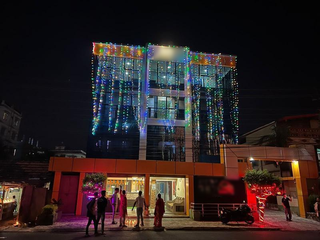 Hotel in Damak with banquet hall, restaurant, and strong wedding-season driven accommodation demand, seeks investors.