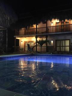 Selling hostel in Palomino Colombia Guajira with a pool bar and restaurant.