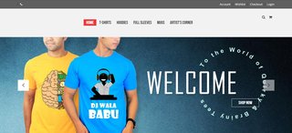 Trading Creative Tees and other apparels under our own brand name through multiple eCommerce platforms.