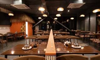 Award-winning pure vegetarian restaurant with 4.4/5 Google rating, dine-in, delivery, and established catering operations.