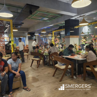 Restaurant with tiffin, meal and catering services located in a prime location is for sale.