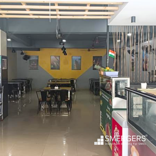 Pure veg restaurant with a seating capacity of 100 and 450 daily orders for sale.