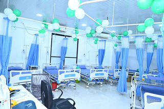 Lease a 30-bed multispeciality hospital in Ulhasnagar with ICU, ward, and X-ray facilities.