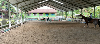 Bogor-based horse riding club providing equestrian training to 20 clients, seeks investment for expansion.