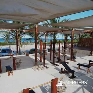 For Sale: Beachfront jungle-themed gym in Half Moon Bay, Akumal, Mexico.