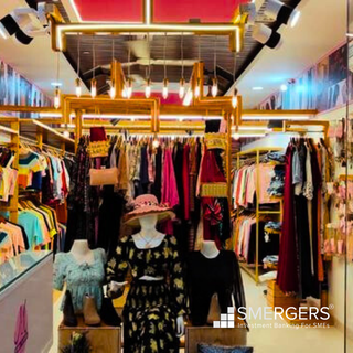 Profitable apparel store in a prime location in Indore is available for a full sale.