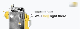 Website allowing users to avail electronic gadget repair services at their doorstep in Bangalore.