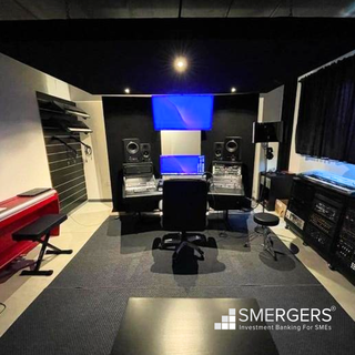 Sale of the music recording studio that provides rental services to customers.