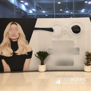 For Sale: Ladies salon that receives 15-20 customers daily located in a commercial place.