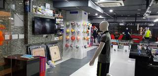 Sports and fitness retail shop in Hyderabad, receiving over 40 daily customer walk-ins.