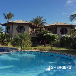 For Sale: Tropical retreat with apartment style cabanas and swimming pool in Pipa, Brazil.