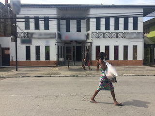 10,000 sq ft vacant commercial building in central Chaguanas, ideal for various business operations.