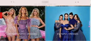 Fast-growing eCommerce: Authorized for 40+ top brands of formal dresses, trademark registered in the United-States.