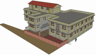 The hotel, land housing the hotel along with all amenities.