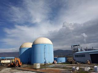 Upgradeable 120kW biogas plant on a land of 5,300 sq mt located in northern Greece.