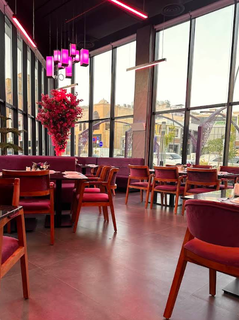 Non-operational, newly established prime location Khobar restaurant, featuring mixed grills, diverse cuisine, and spacious dining.