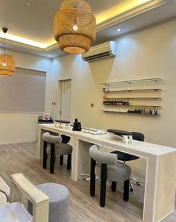 Ladies beauty salon for sale in Muscat, featuring a skilled team and strong growth potential.