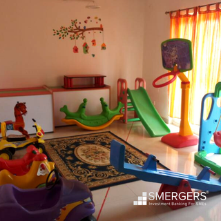 Established Montessori preschool ideal for individuals/investors looking for a standalone preschool startup in Bangalore.