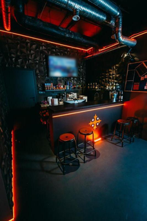 Warsaw-based gaming club with top-spec PCs, VIP areas, and in-house bar.