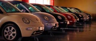 For sale: Holiday car rental business with 20 VW Beetles ready to launch in Ibiza.