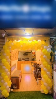 Newly started franchise of a known waffle store brand without any royalty charges.