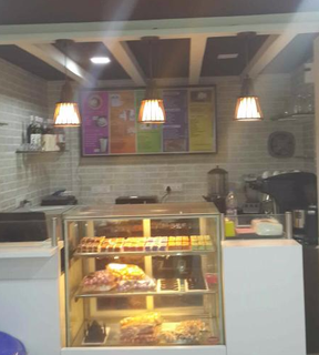 Cafe franchise of a popular brand, having a capacity of 15 pax and generates good sales.