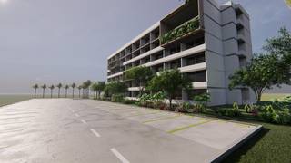 Developer with 8 completed projects, planning 90-apartment complex in Cali for rentals, sales, and leases.