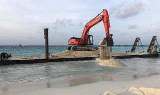 Construction company that undertakes and executes coastal protection projects for private resorts in Maldives.