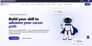 Bootstrapped EdTech and software company with proprietary CRM, strong digital presence, and ₹70+ lakh revenue.