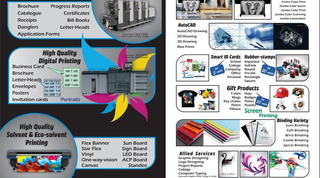 Commercial printing business with 2 outlets having 6 major B2B clients along with walk-in customers.