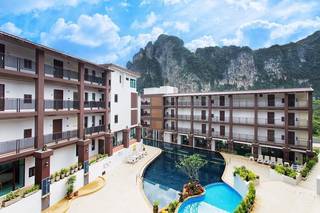 For Sale: Hotel/condominium complex in Krabi, Thailand with 79 rooms and three 4 story buildings.