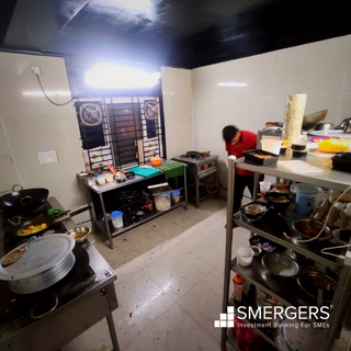 For sale: Cloud kitchen serving North Indian and Chinese cuisine located in Bangalore.